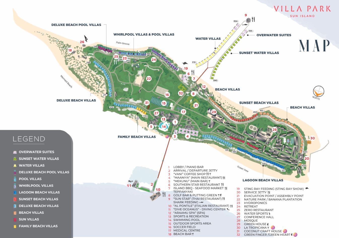 VILLA PARK SUN ISLAND 5* SOUTH ARI ATOLL